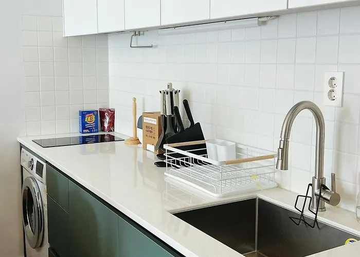 Appartement Premium Samsung 5 Min To Subway & Coex Freeparking Brandnew Elevator Séoul